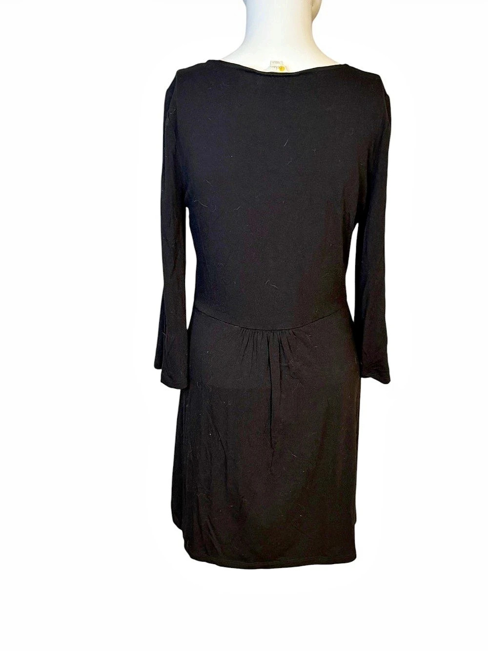 Black Long Sleeve Mini Dress Size 6 - Picture 5 of 8